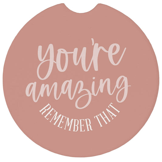 You're Amazing Remember - Car Coasters