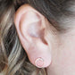 Open Circle Post Earrings