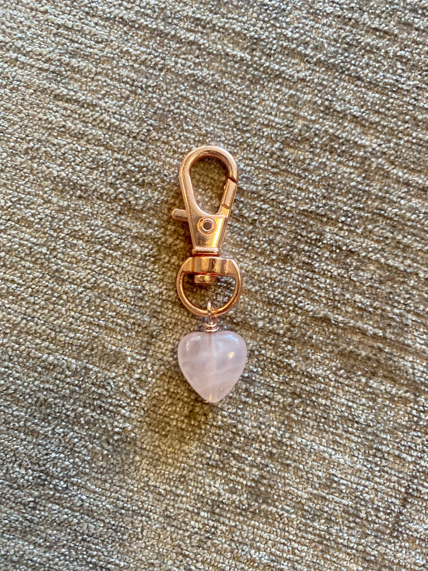 Carry Your Heart Bag Tag/Charm