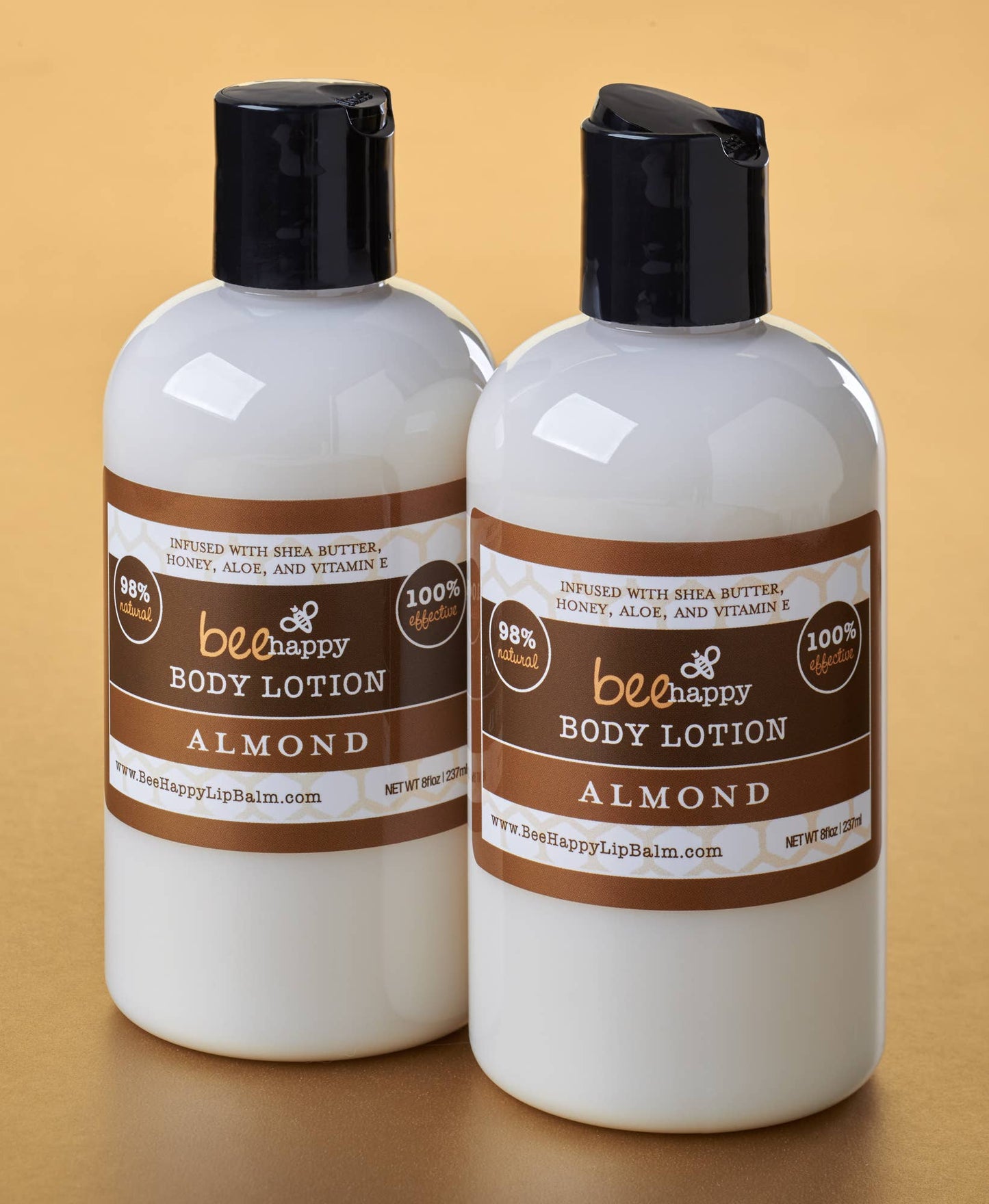 Bee Happy Almond body lotion 8 oz