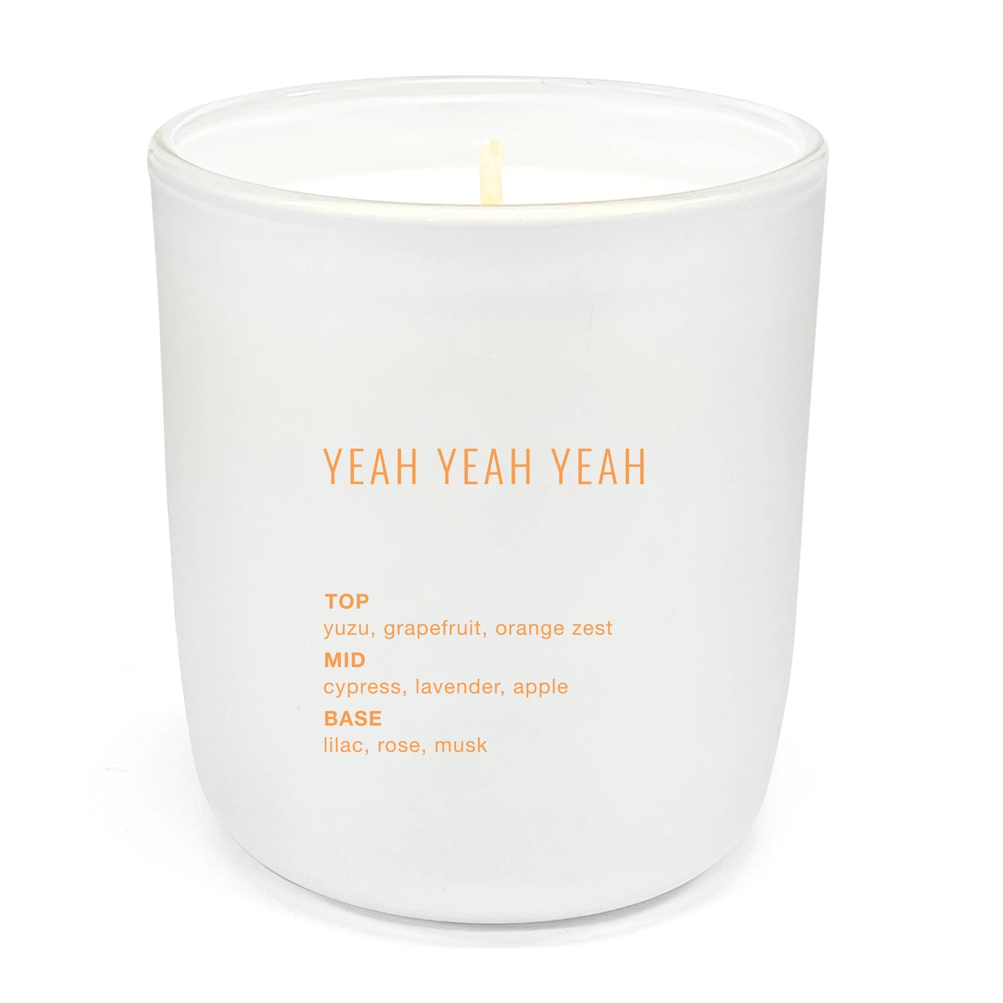 Yeah Yeah Yeah Signature Candle