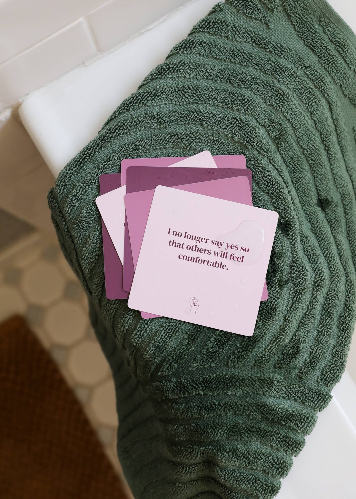 Shower Affirmation™  Display Cards - Boundaries