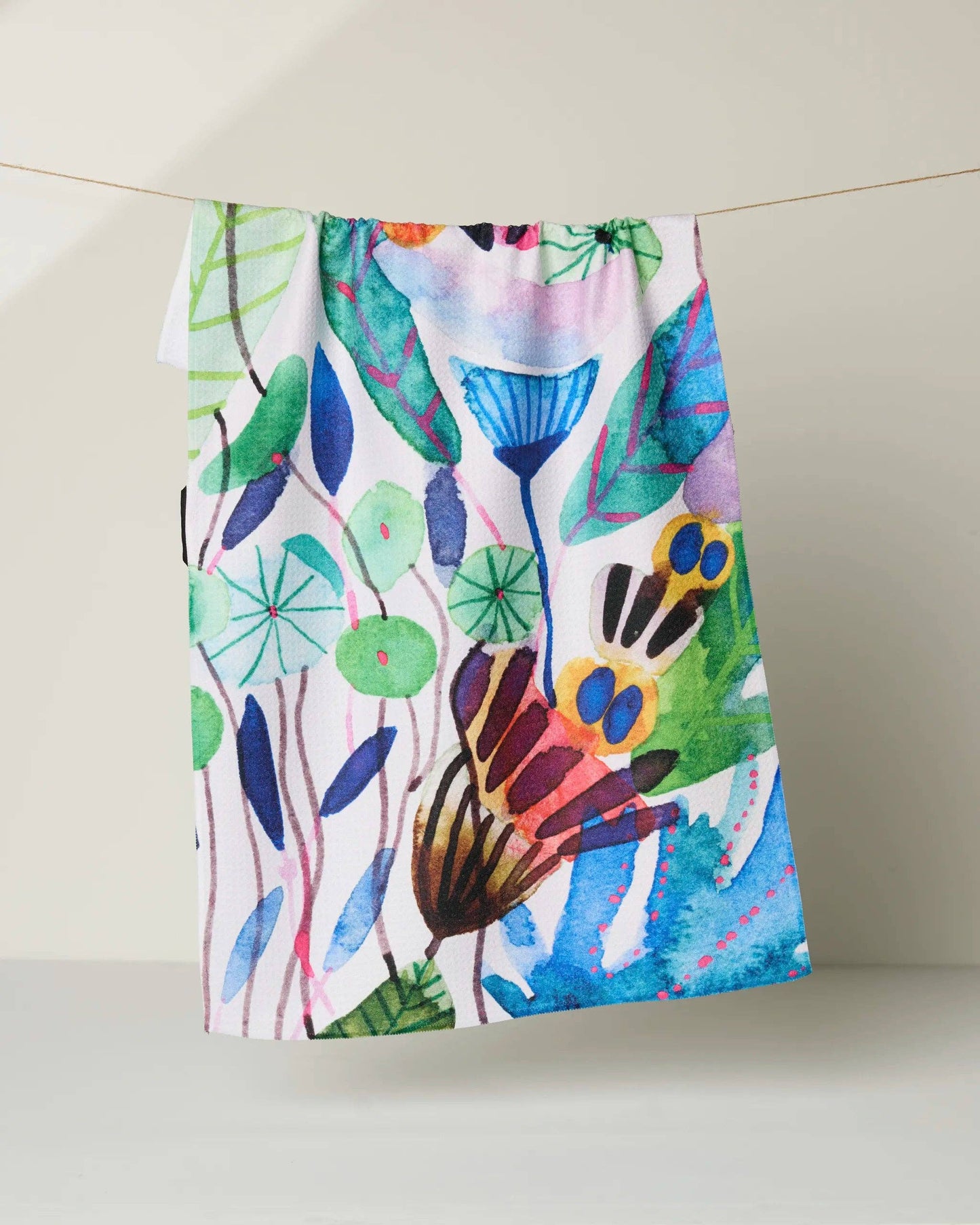 Morning Geometry Tea Towel