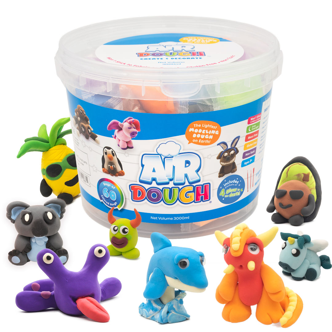 Air Dough in a Bucket