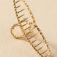 Gold Twist Large Alloy Hair Clip