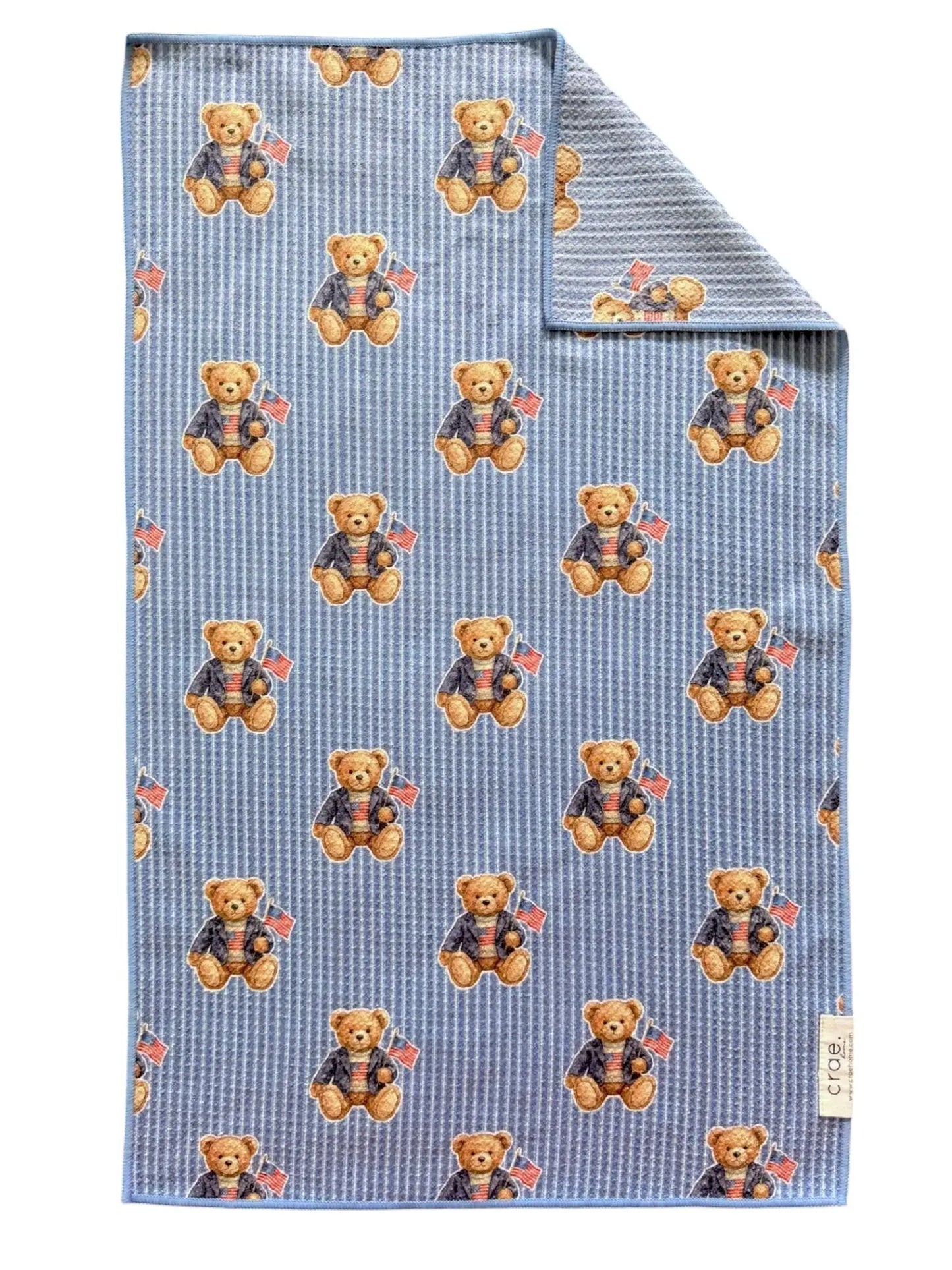 Little Teddy: Double-Sided Crae Hand Towel