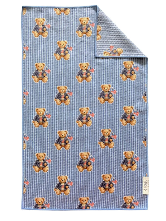 Little Teddy: Double-Sided Crae Hand Towel