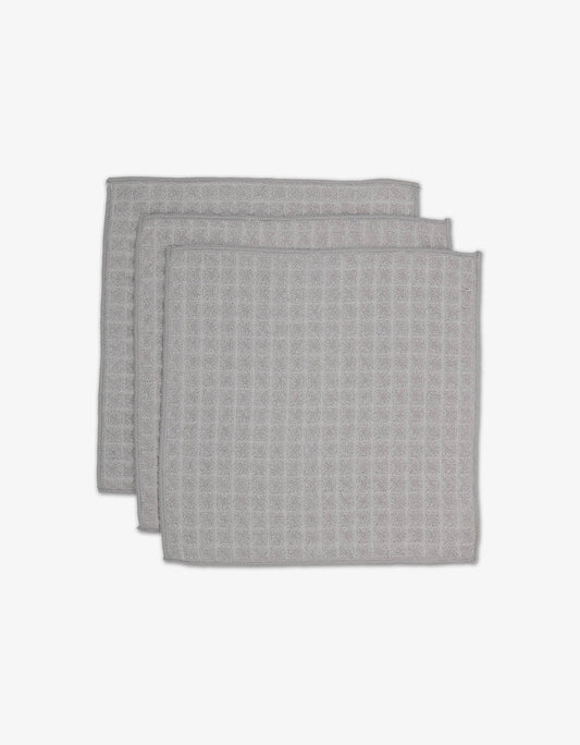 Stone Geometry Waffle Washcloth Set