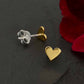 Tiny Heart Stud Earrings