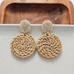 Rattan Earrings
