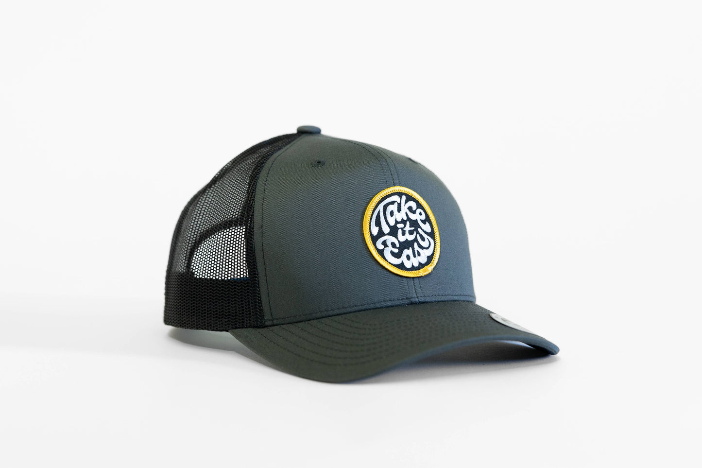 Take it Easy Trucker Hat | Snap Back with Mesh back