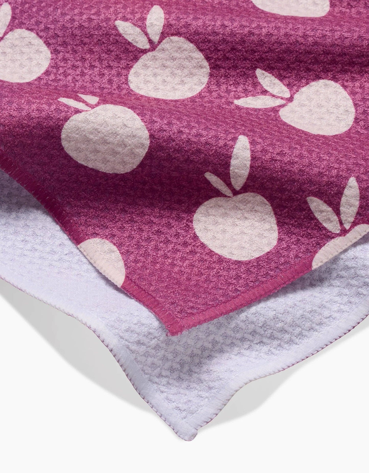 Autumn Apple Geometry Tea Towel