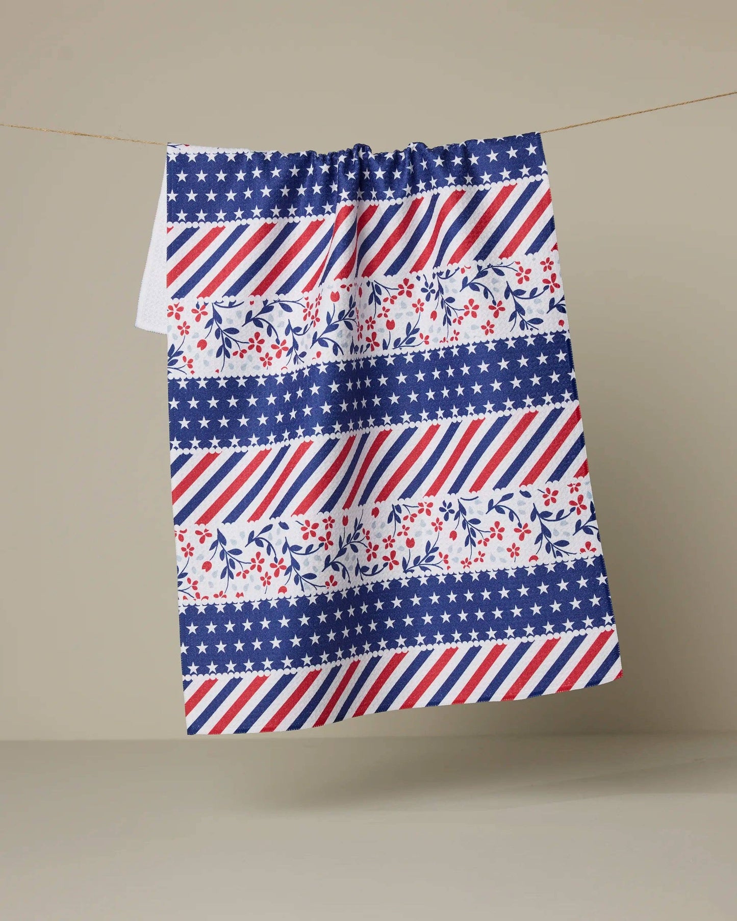 Liberty Ribbon Geometry Tea Towel