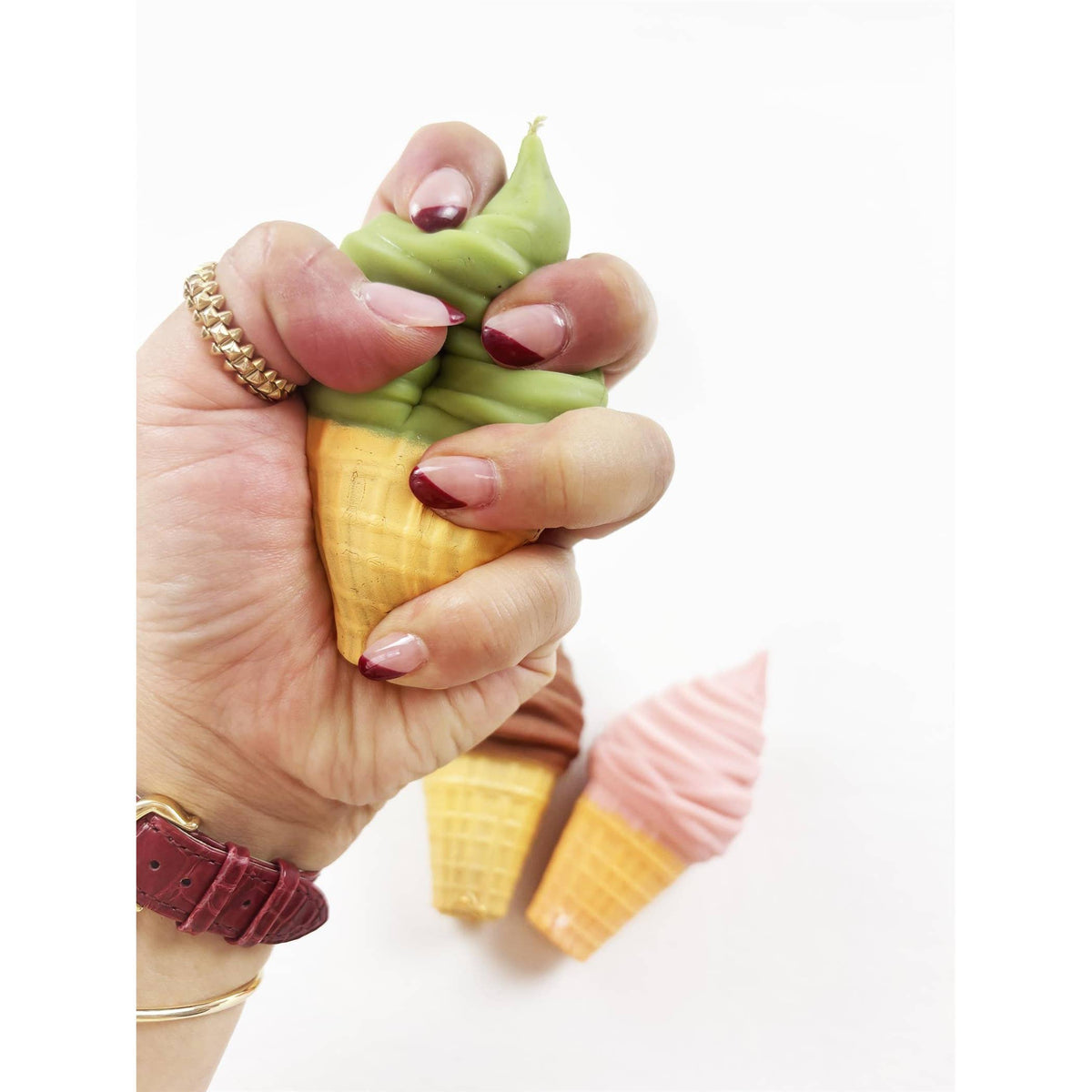 Crunchy Ice Cream Cone Squishy Toy