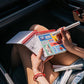 Roadtrip Trinkets Deluxe Spiral Coloring Book with Stickers