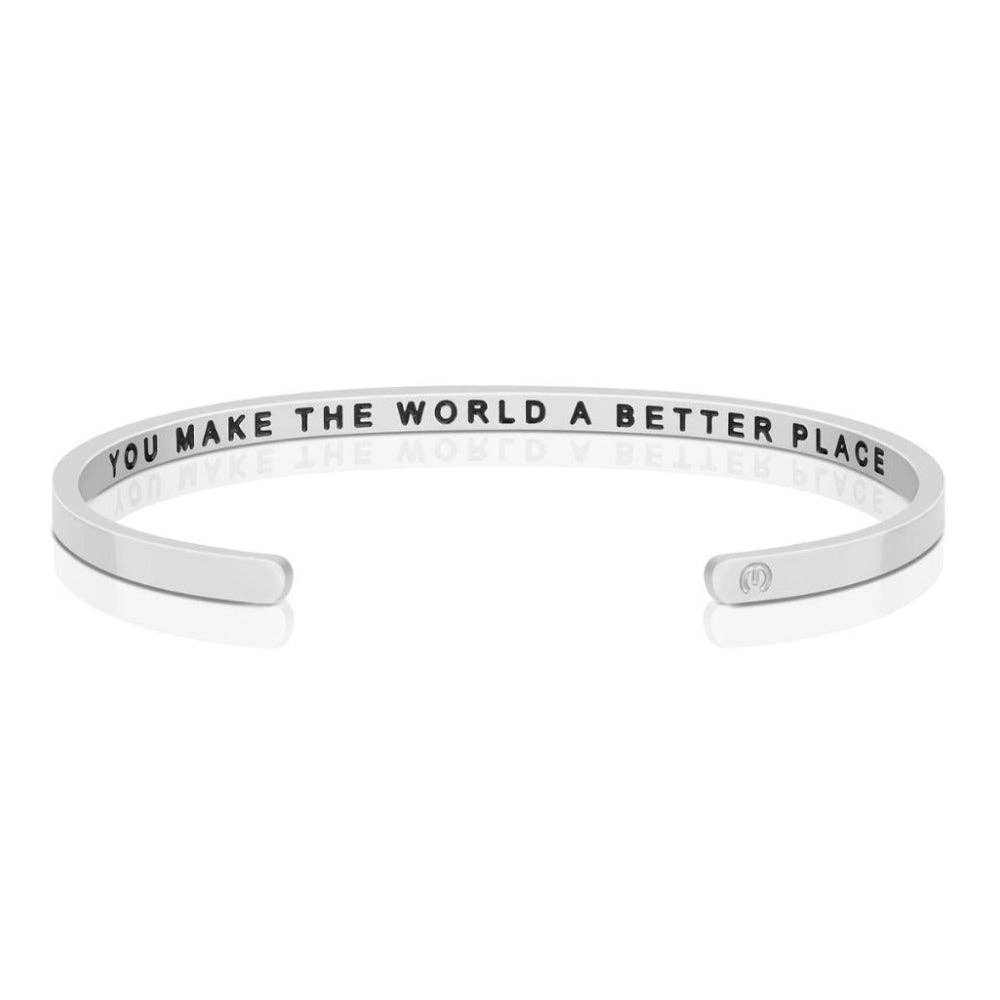 You Make The World A Better Place | Cuff Bracelet