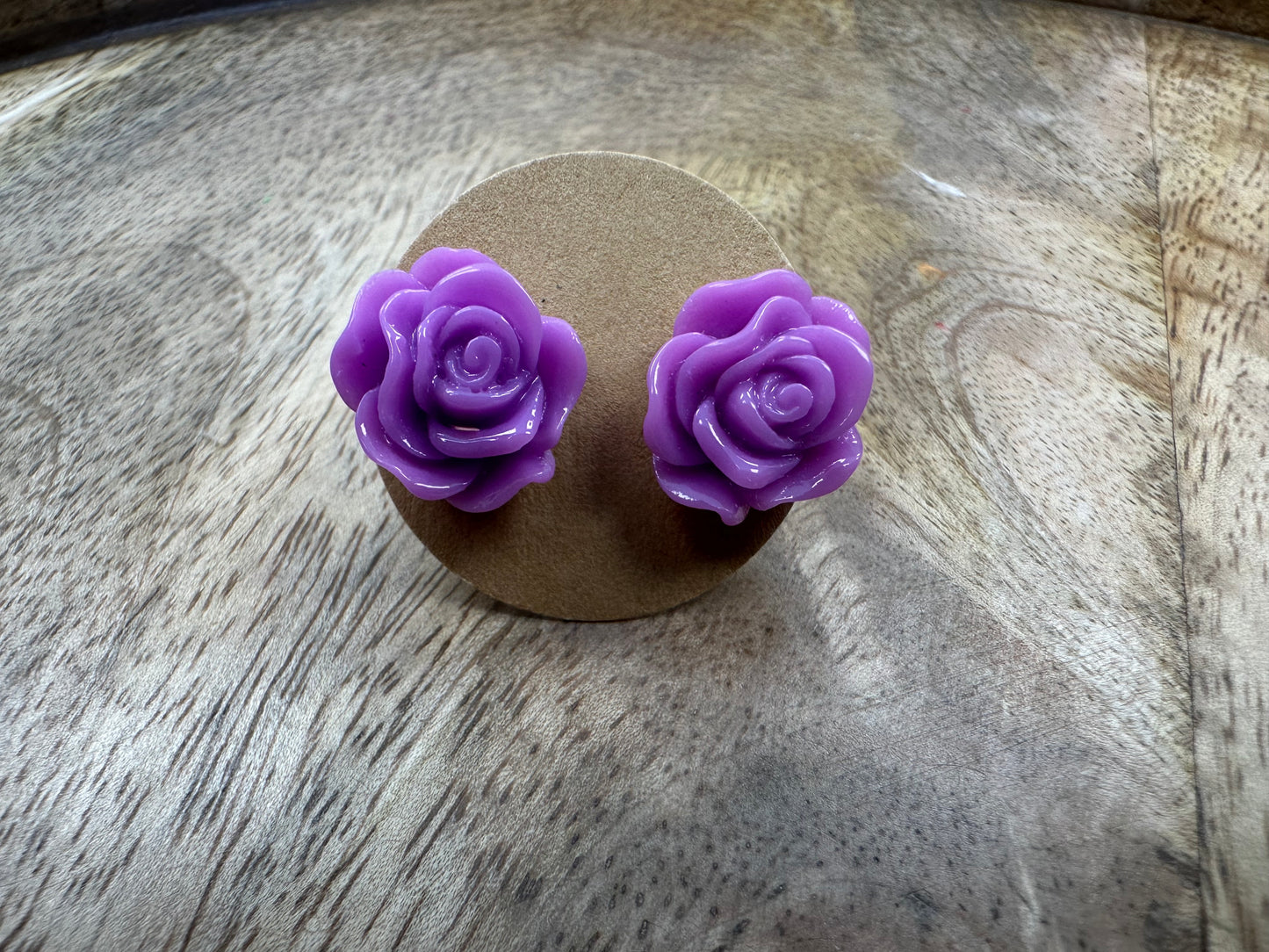 KEMoni Designs Rose Stud Earrings