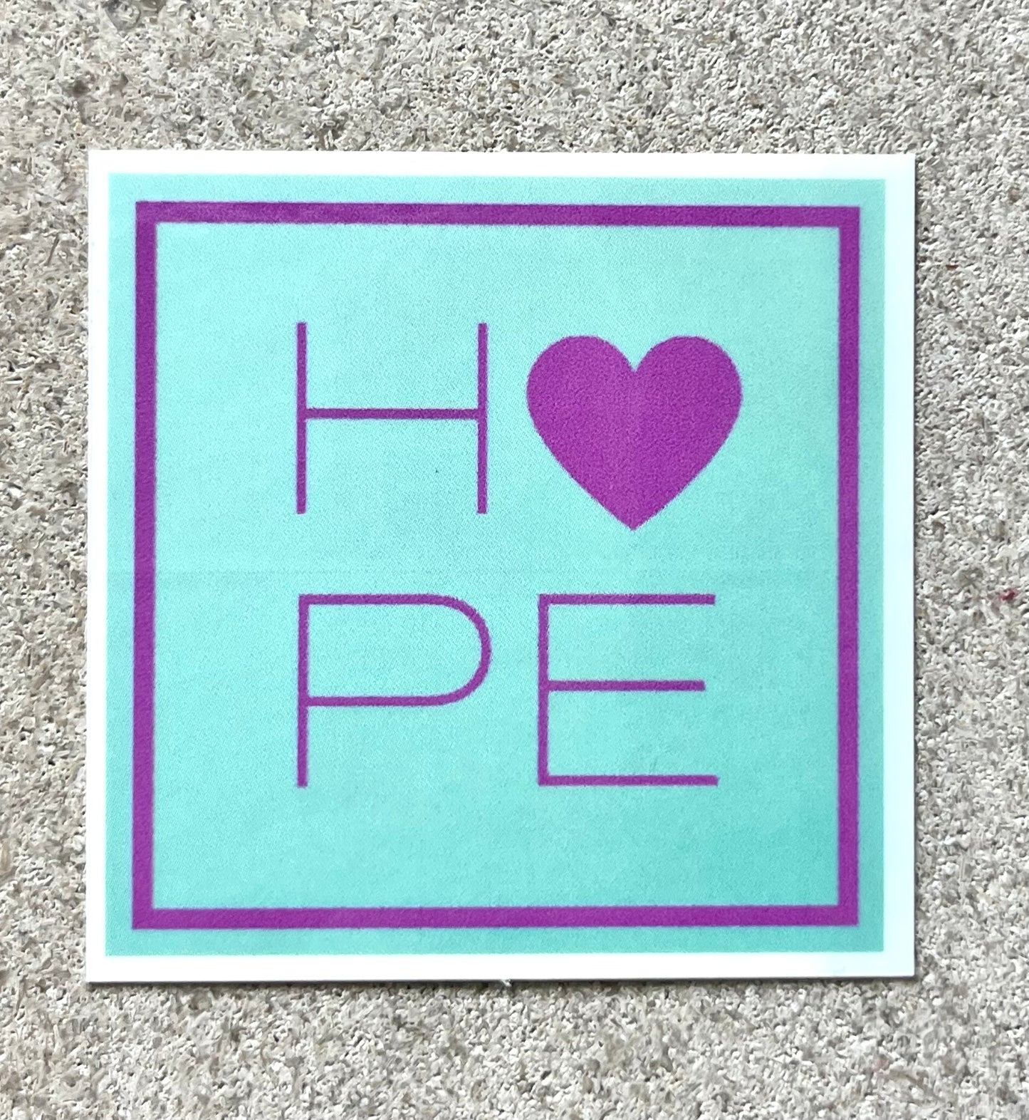 "Hope" Sticker
