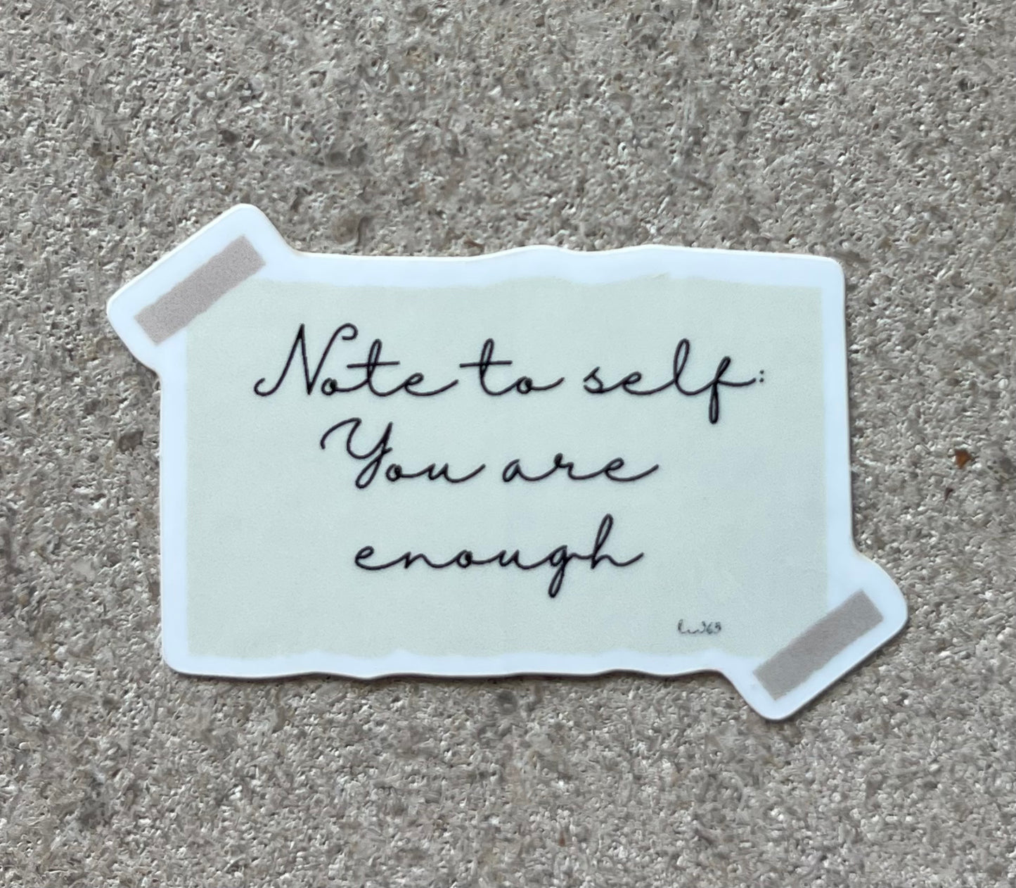 Note to Self Sticker