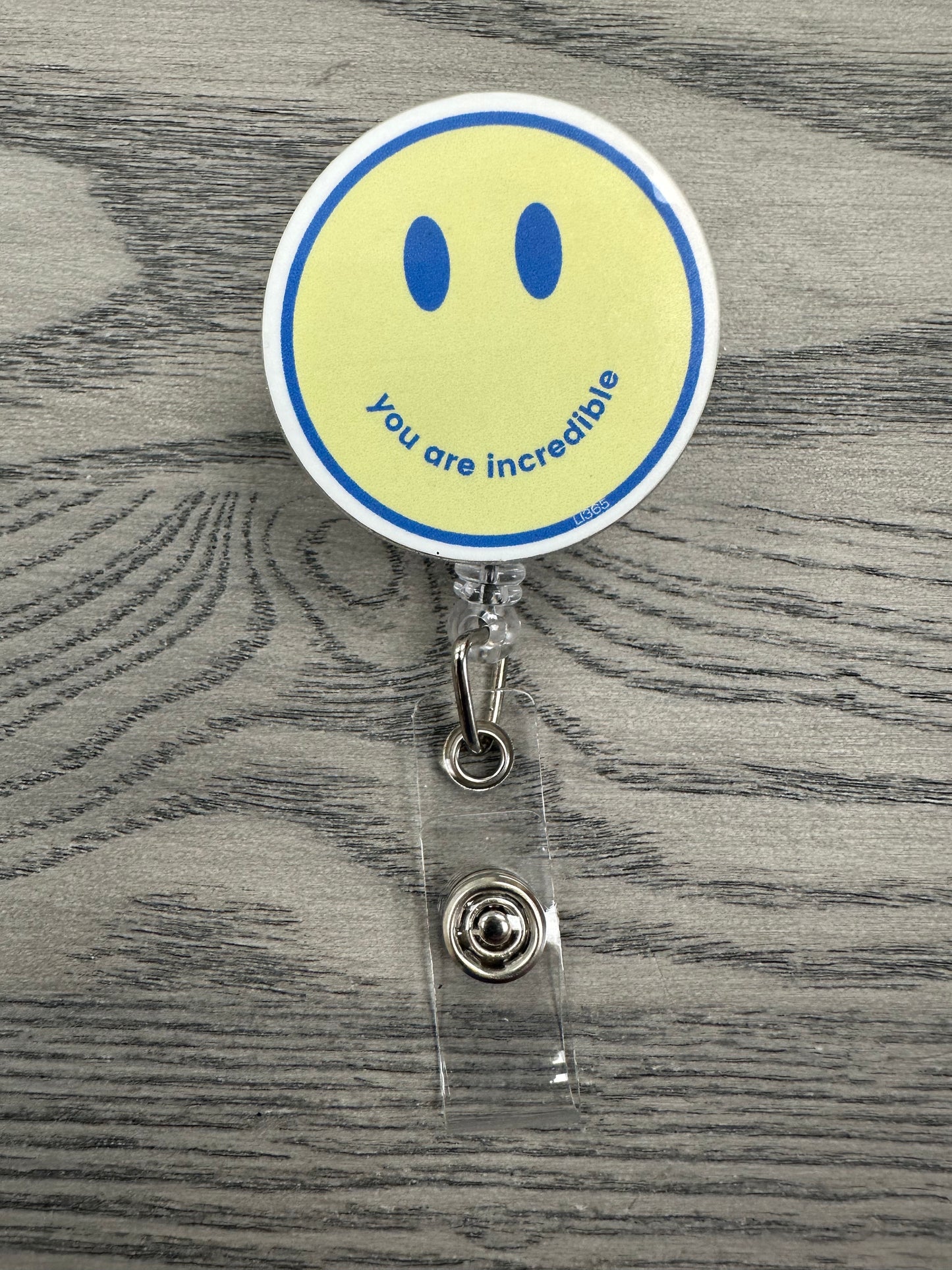 Smiley ID Badge Reel