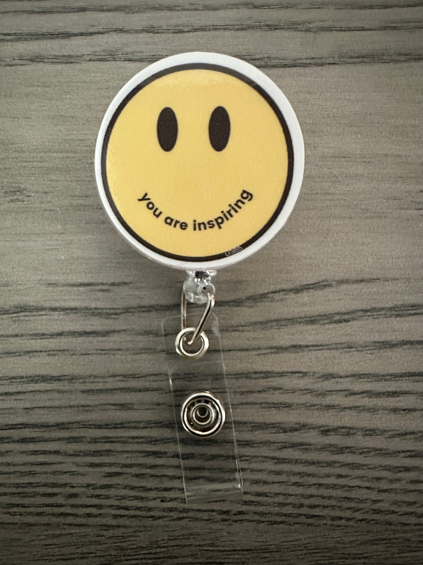 Smiley ID Badge Reel