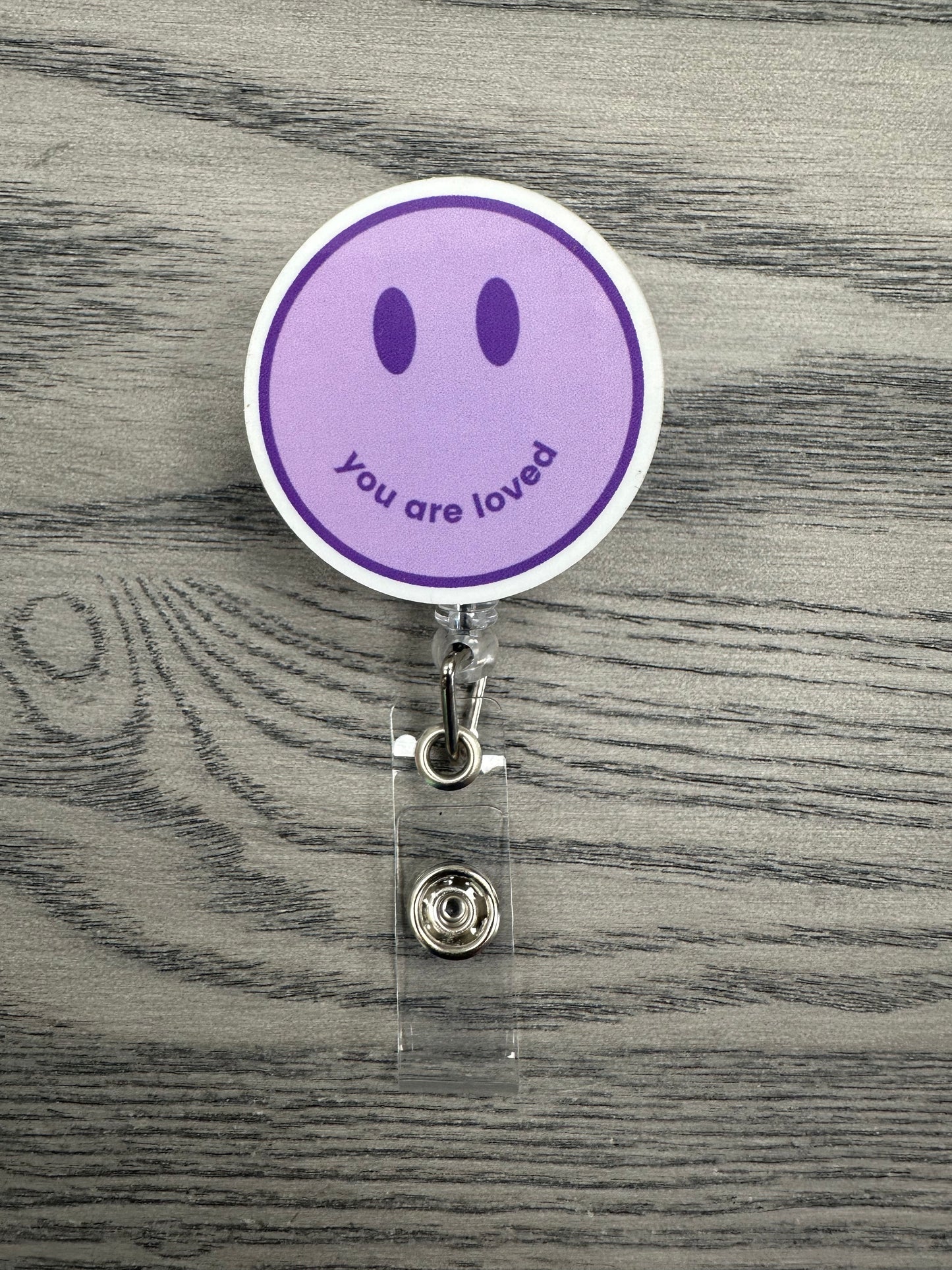 Smiley ID Badge Reel