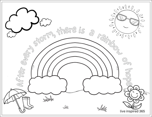 After Every Storm-Coloring Page