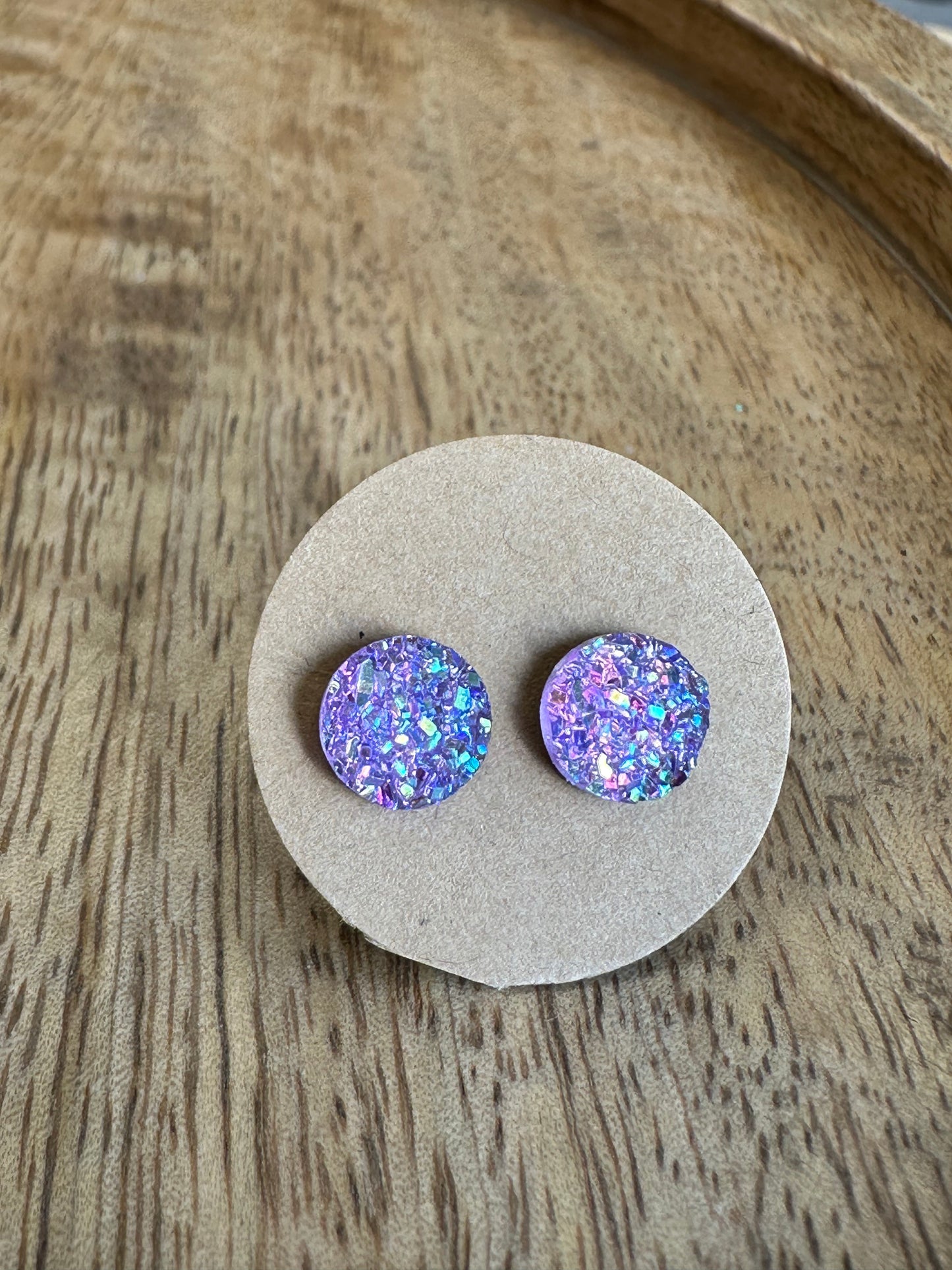 KEMoni Designs Small Sparkle Stones Stud Earrings