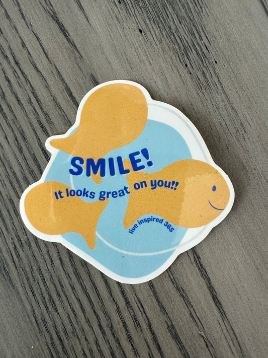 Smiley Goldfish |Sticker