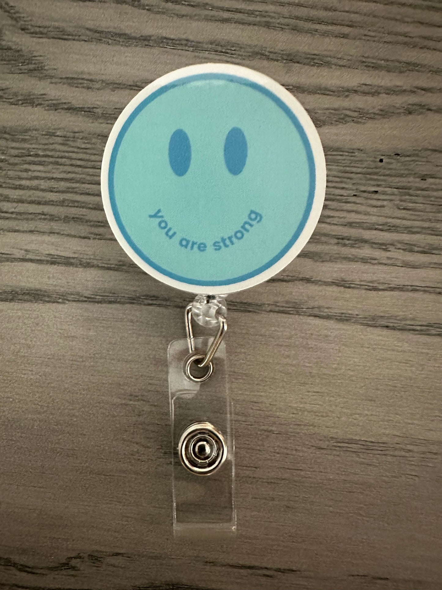 Smiley ID Badge Reel