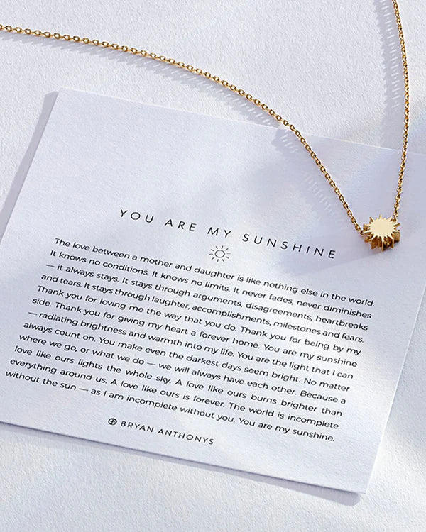 You Are My Sunshine Necklace