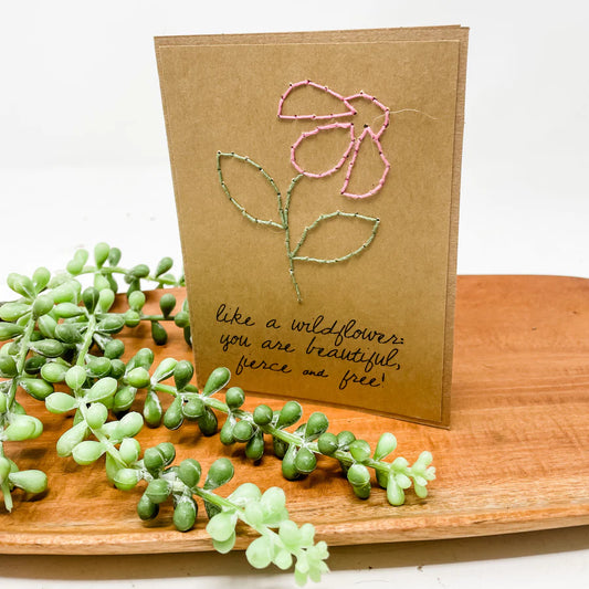 Wildflower Greeting Card