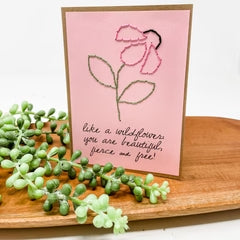 Wildflower Greeting Card