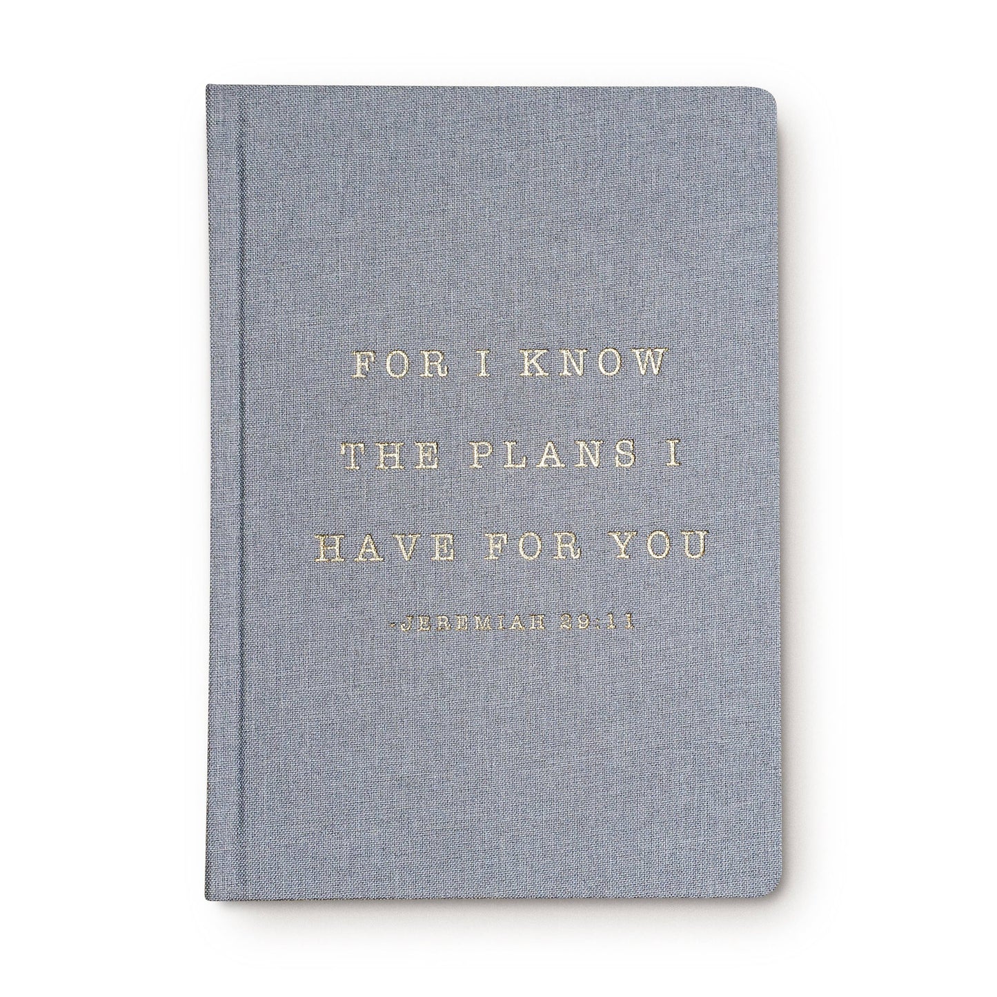 For I Know The Plans Fabric Journal - Home Decor & Gifts