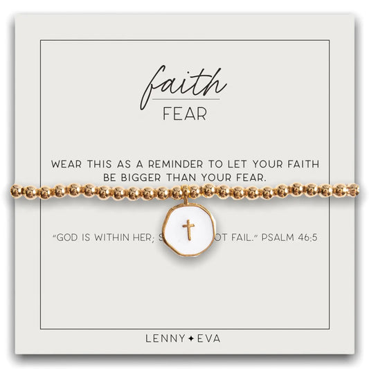 Faith over Fear bracelet