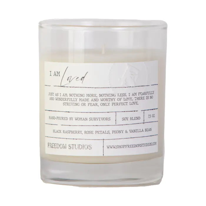 I AM loved Candle