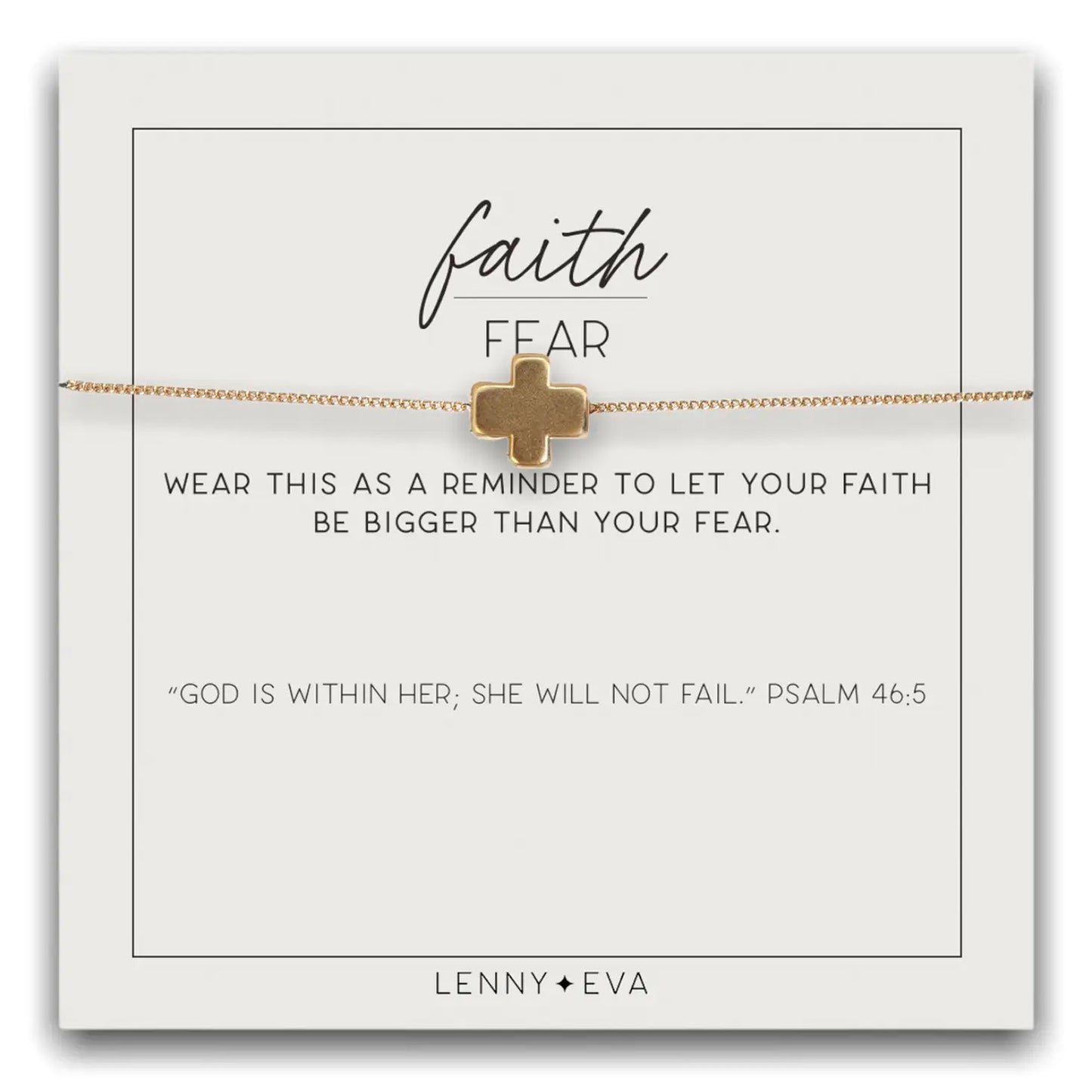Faith over Fear necklace