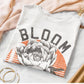 Bloom With Single Rose Tee