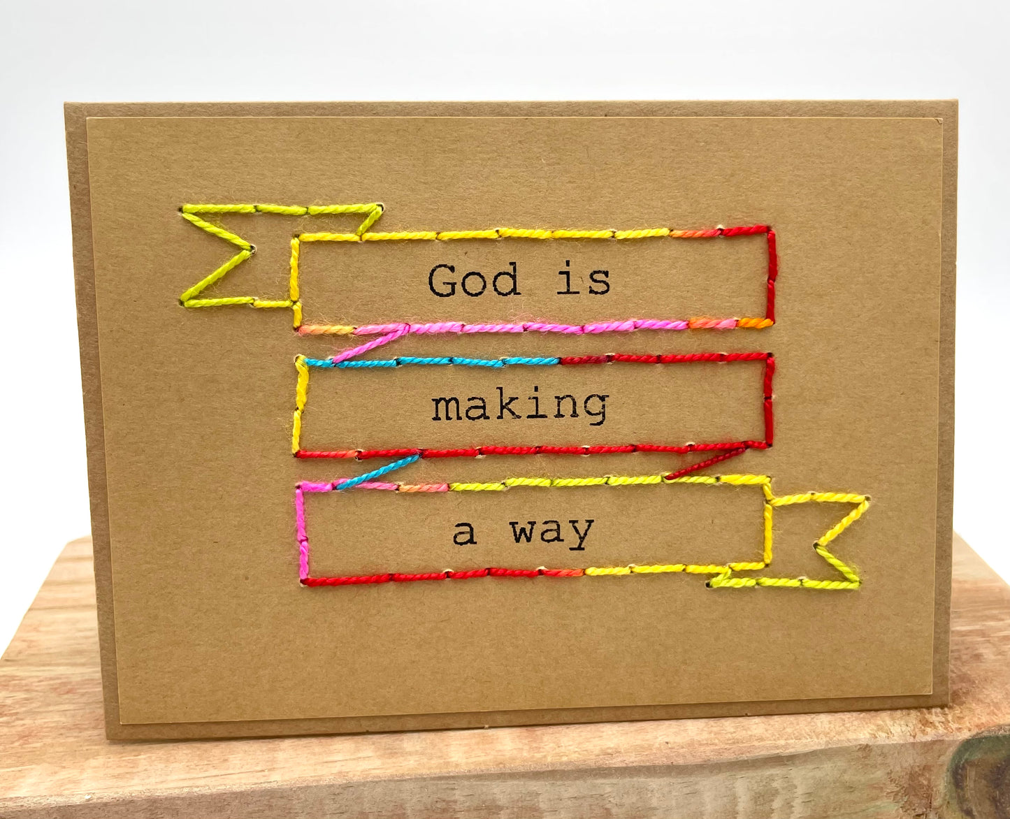 God is Always Working-Greeting Card