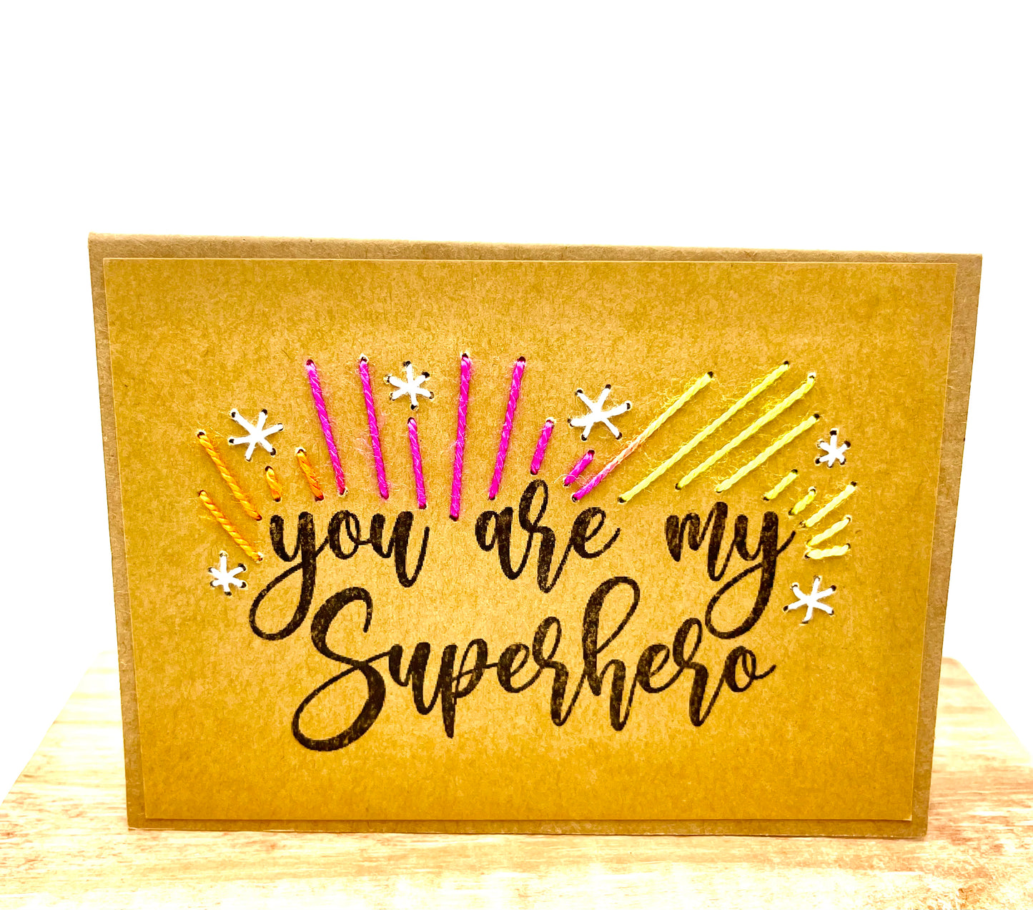 You are my superhero-card