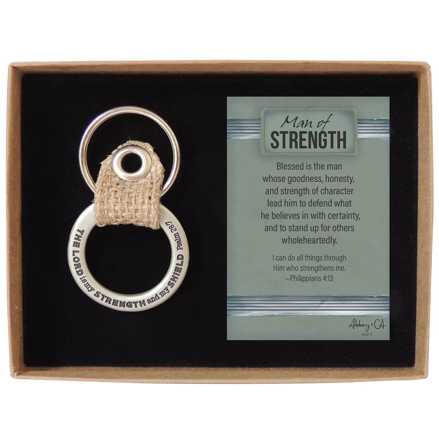 Man of Strength Key Ring